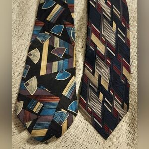 Vintage Johnny Carson Neck Ties (Set Of 2)